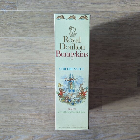 Royal Doulton Bunnykins Children's Dining Set | Vintage NIB - Picture 3 of 4